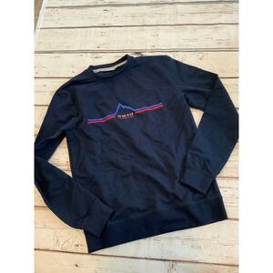 Jules Mens Navy Blue Le Ski à la Française Mountain Graphic Sweatshirt Size S